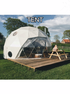 Carpa Domo Geodésica Blanca Dragonstage para Eventos al Aire Libre, 6 m de Diámetro, Material de PVC, Montaje Rápido - Product Image 5