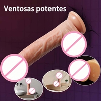 Medizinischer, umweltfreundlicher, latexfreier Silikon-Teleskop-Massager, wiederaufladbar, IPX7 wasserdicht, leise, leistungsstark, stoßend, für Erwachsene