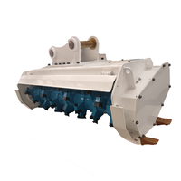 Broyeur de bois forestier de 890 kg, machine de défrichage, garantie 1 an, alimenté à l'essence, système d'alimentation hydraulique IOT, pompe