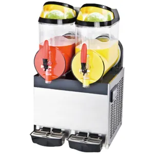 10L * 2 Triple-Bowl Slush Full Size Congelado Bebida Máquina 900W Comercial gelada Bebida suco Dispensers