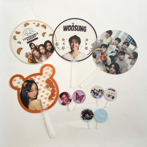 Mini pickets publicitaires personnalisés pour concerts K-pop, avec <span class=keywords><strong>photo</strong></span> d'idole K-pop imprimée 5x5cm - Product Image 6