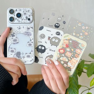 Film de protection arrière mat souple en PET motif dessin animé, anti-rayures, pour iPhone 16 17 Pro Max, protection complète de l'appareil photo, accessoire personnalisé OEM - Product Image 2
