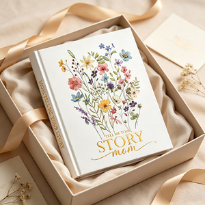 Diario A5 con Impresión Personalizada en Dorado, Ecológico, Impreso en CMYK, Libro de Historias de Árbol Genealógico, Agenda, Planificador, Cuaderno - Product Image 1