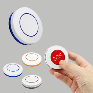 Botón de Llamada SOS Inalámbrico Adhesivo Redondo, Interruptor de Luz Remoto de Repuesto para Lámpara, Ventilador, Emergencias en el Hogar, Venta al Por Mayor OEM - Product Image 1