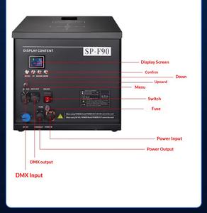Máquina de Llamas para Escenario, Resistente al Agua, Control DMX, Efectos Especiales, Alcance de 8-10 Metros - Product Image 3