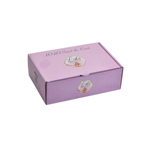 Caja de Regalo de Cartón Corrugado Rosa de Lujo Personalizada Moderna al por Mayor para Alimentos, Galletas, Pasteles, Bizcochos y Donuts - Product Image 5