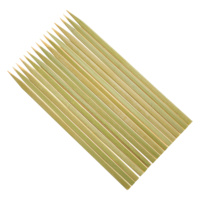 Brochettes plates jetables en bambou de 18 cm pour barbecue