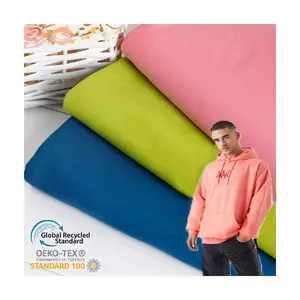 Sweats à capuche teints unis de haute qualité fournisseur de tissu sweat-shirt tissu éponge français extensible 95% coton 5% élasthanne tissu éponge français