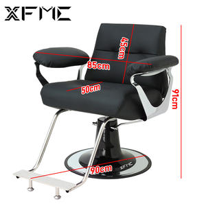 Cửa hàng cắt tóc Salon đồ nội thất cạo râu xoay cắt tóc ghế cho tóc Salon cắt cửa hàng điều chỉnh chiều cao thiết bị ngồi có thể ngả - Product Image 2