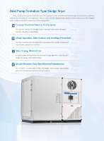 Machine de séchage de boues multifonctionnelle à pompe à chaleur, déshydrateur industriel à aménagement flexible et gain de place