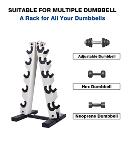 Support de <span class=keywords><strong>rangement</strong></span> vertical moderne pour haltères (5 paires) en acier – Équipement de <span class=keywords><strong>musculation</strong></span> pour salle de sport – Vente en gros usine - Product Image 4
