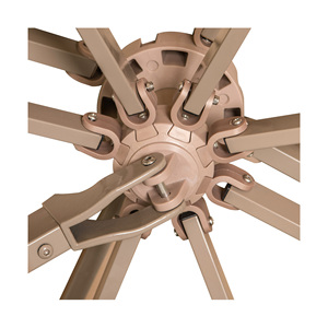 Sombrillas de <span class=keywords><strong>Patio</strong></span> Hidráulicas de Doble Techo y Techo Único, Sombrillas de <span class=keywords><strong>Patio</strong></span> de Buena Calidad y Rentables al por Mayor con Luces Solares - Product Image 5