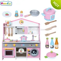 Jouet de cuisine en bois populaire pour enfants, vente en gros d'usine 2025