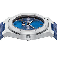 Montre pour homme avec affichage des phases lunaires, bracelet en cuir véritable grain crocodile, affichage de la semaine et fonction calendrier, montre-bracelet à quartz pour affaires