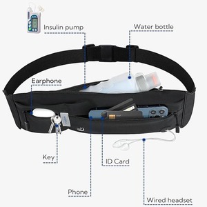 Sac banane unisexe personnalisé pour la <span class=keywords><strong>course</strong></span> nocturne, avec bandes réfléchissantes, en polyester imperméable, fermeture éclair, ultraléger, polyvalent pour les sports de plein air - Product Image 2