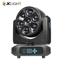 Abeille oeil 7x60w Zoom tête mobile lumière LED faisceau Dj événement Dmx512 Rgbw B-Eye lavage scène lumière