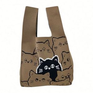 Nuevo Diseño Retro, Bolso de Mano Tejido Colorido, Bolso de Ganchillo, Bolso de Regalo para Mujer - Product Image 6