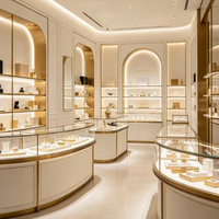 Vitrines pour les magasins de cadeaux haut de gamme et de produits de luxe : Créer une ambiance de luxe sophistiquée et subtile