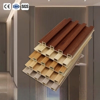 Vente flash - Panneaux muraux en WPC imperméables et écologiques pour la décoration intérieure du salon avec un design moderne