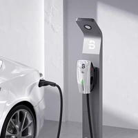 BENY Chargeur mural haute efficacité 11kW 22kW pour véhicules électriques Type 2 400V Triphasé AC, Station de recharge pour véhicules électriques, Chargeur de voiture pour parking