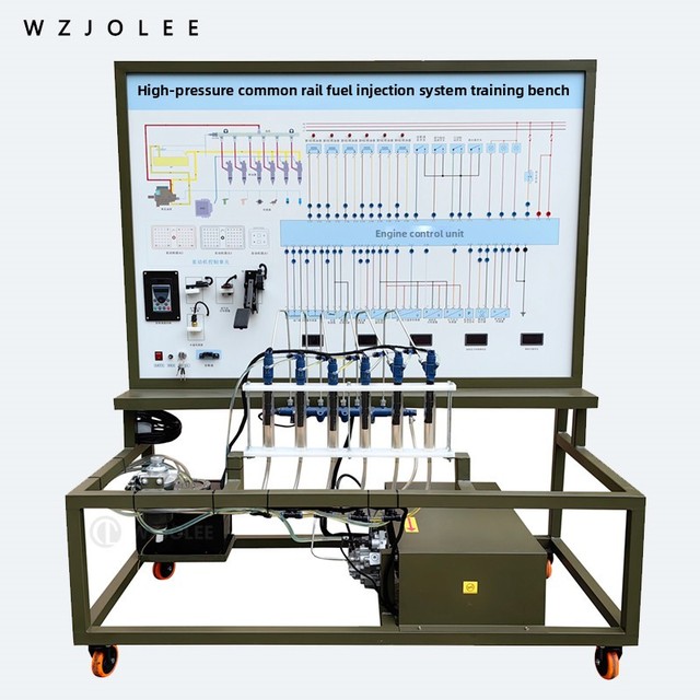 High pressure common rail fuel injection system school educational equipment test bench automotive training equipment