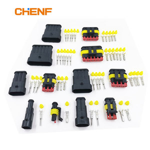 TYCO <span class=keywords><strong>AMP</strong></span> 282080-1/282104-1 <span class=keywords><strong>Conector</strong></span> automático de <span class=keywords><strong>2</strong></span> pines Impermeable Automotriz Enchufe de cable de <span class=keywords><strong>2</strong></span> vías Cobre 25A para <span class=keywords><strong>conector</strong></span> de coche eléctrico - Product Image 6