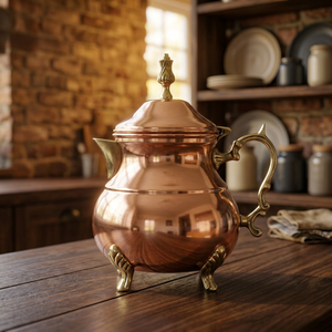 Théière en cuivre massif - Product Image 4