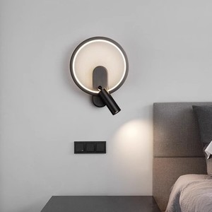 Lámpara de Pared Moderna Minimalista con Luz LED E27, Control de Interruptor, Iluminación para Dormitorio y Sala de Lectura - Product Image 1