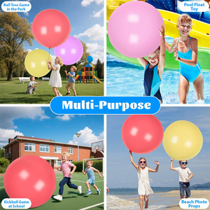 Ballons en latex de haute qualité, grands, géants, pour anniversaires, mariages, baby showers, anniversaires de mariage, décorations de fête, ballons en latex de 36 pouces - Product Image 6