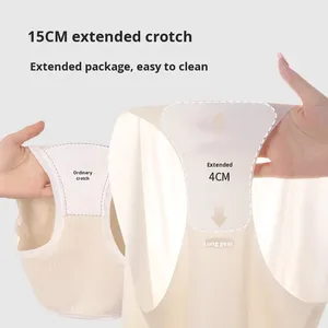 התאמה אישית במפעל, תחתוני נשים ללא תפרים במידות גדולות, סיטונאי, גזרה בינונית, מרימי ישבן, מפשעה ארוכה, נוחים ונושמים. - Product Image 3