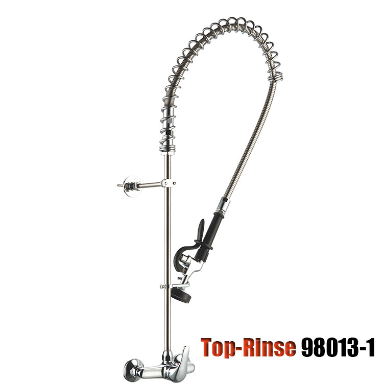 High Pre-Rinse Faucet Add-On Faucet Wall Bracket Pre rinse Unit (98013)