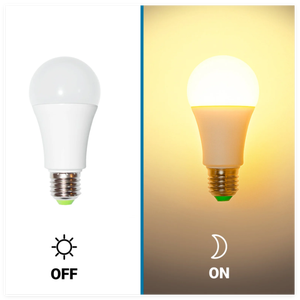 Bombilla LED A60 E27 de 5W 7W 9W 12W con Sensor de Luz Crepuscular, Certificación CE ERP - Product Image 1