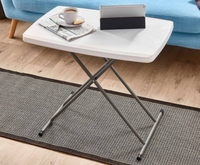 Petite table pliante multifonctionnelle, compacte, portable, réglable, personnelle