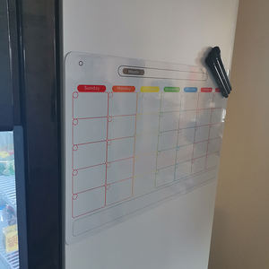 Tableau hebdomadaire effaçable à sec pour réfrigérateur calendrier magnétique tableau blanc planificateur tableau de corvées pour les enfants - Product Image 5