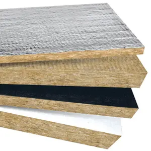 Insulation Mineral Wool High Density Mineral Stone Wool Basalt Ceiling Roof Rock Wool Heat Insulation Rock Wool Slab