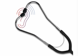 ERKA Stéthoscope professionnel pour enfants Medical Home Newborn Baby Receiver 545 Practical Series Importé d'Allemagne - Product Image 3