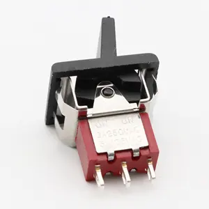 Toggle Switch RLS 3 pin auto reset ON-ON Long flat line toggle switch