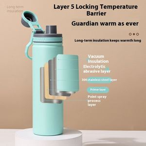 Custom Logo 530/750ML Stainless Steel Vacuum Flask Insulated Travel Cup & Thermos <b>Bottle</b> with <b>Coffee</b> Mug Customizable Logo - Product Image 3