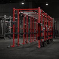 REYK Rack de fitness multifonctionnel commercial, équipement d'entraînement aux squats, musculation des jambes, tube en acier Q235, 680 kg