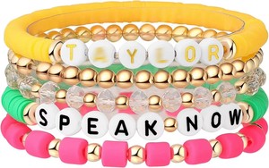 Pulseras <span class=keywords><strong>de</strong></span> la Amistad con Temática TS 2024, Colección <span class=keywords><strong>de</strong></span> Pulseras <span class=keywords><strong>de</strong></span> Arcilla Inspiradas en el Álbum <span class=keywords><strong>de</strong></span> <span class=keywords><strong>Taylor</strong></span> Swift - Product Image 5