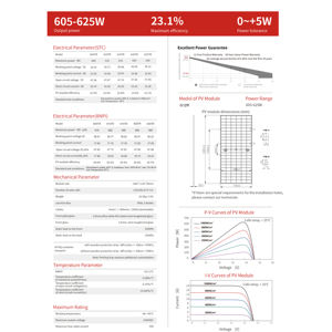 Meistverkaufte Hocheffiziente 580-600W Solarmodule Anpassbare Mono-PERC-Photovoltaikmodule mit Hochleistungs-Solarzellen - Product Image 6
