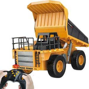 SJY-13555 1/24 9CH Voiture RC semi-alliage, camion benne de simulation radiocommandé, modèle d'ingénierie routière - Product Image 1