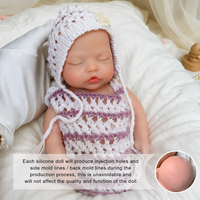 Poupées réalistes de 10 pouces avec corps lesté, anatomiquement correctes, peintes à la main, bébés endormis pour enfants de 3 ans et plus