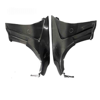 Garde-boue avant en fibre de carbone de haute qualité style V1, compatible avec Nissan 370Z Z34, style V1, nid d'abeille, fixation par boulons, kit carrosserie noir carbone, neuf