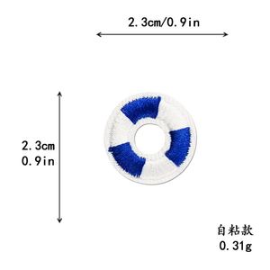 Patch brodé étoile mignon de 2,3 cm thermocollant/auto-adhésif pour étiquette de bagage et décoration de sac - Product Image 5