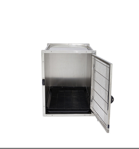 Cage d'hébergement <span class=keywords><strong>pour</strong></span> animaux de compagnie de taille moyenne YM-KA505 moderne, <span class=keywords><strong>porte</strong></span> en acier inoxydable 304, corps de cage en acier inoxydable 201, serrure silencieuse, boîte modulaire - Product Image 5