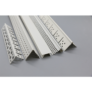 Profilo Angolare Moderno in PVC Rivestito per Pareti, Accessorio per Piastrellatura e Intonacatura - Product Image 1