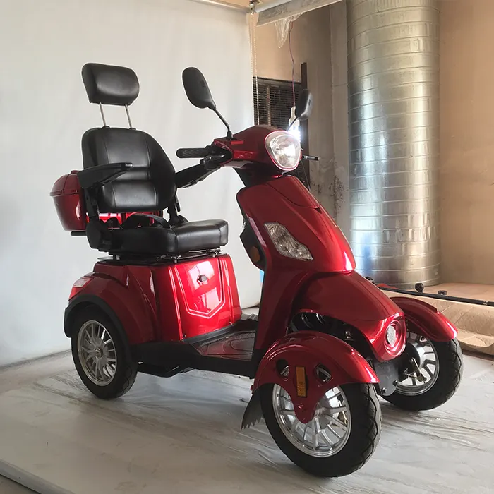 2023 EEC modelo 500W motor 25 km/h 48V/60V batería Ancianos 4 ruedas Scooter Eléctrico de movilidad para discapacitados