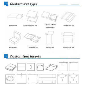 Gift Packaging Wooden Storage Drawer Set <b>Ring</b> Pu Jewelry <b>Box</b> - Product Image 5