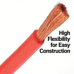 كابل لحام نحاسي مخصص 250 مم 120 مم 4/0 2/0 1/0 <span class=keywords><strong>3</strong></span>/0 كابل توصيل اللحام - Product Image 4